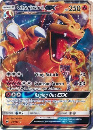 Charizard-GX (20/147) — Sombras Ardentes