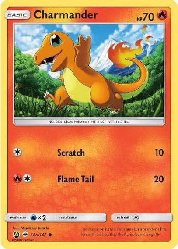 Carta Charmander (18a/147) do set Sombras Ardentes — Pokémon TCG | Bynx