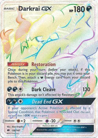 Darkrai-GX (158/147) — Sombras Ardentes