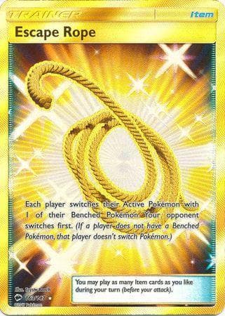 Carta Escape Rope (163/147) do set Sombras Ardentes — Pokémon TCG | Bynx