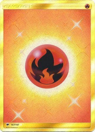 Carta Fire Energy (167/147) do set Sombras Ardentes — Pokémon TCG | Bynx