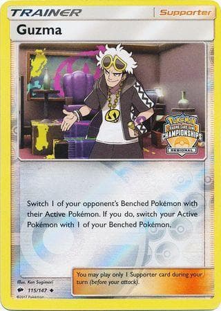 Carta Guzma (115b/147) do set Sombras Ardentes — Pokémon TCG | Bynx