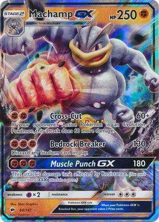 Machamp-GX (64/147) — Sombras Ardentes