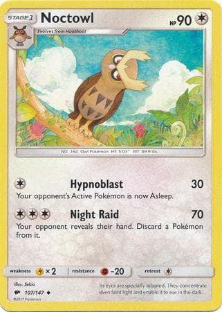 Noctowl (107/147) — Sombras Ardentes