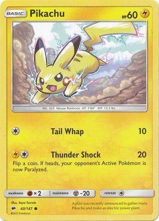Pikachu (40/147) — Sombras Ardentes