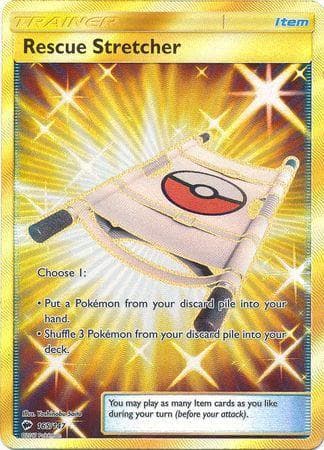 Carta Rescue Stretcher (165/147) do set Sombras Ardentes — Pokémon TCG | Bynx