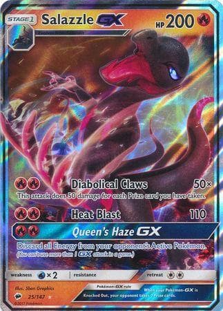 Salazzle-GX (25/147) — Sombras Ardentes