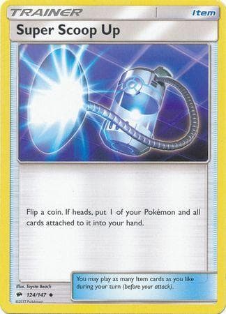 Carta Super Scoop Up (124/147) do set Sombras Ardentes — Pokémon TCG | Bynx