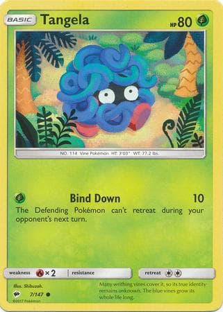 Carta Tangela (7/147) do set Sombras Ardentes — Pokémon TCG | Bynx