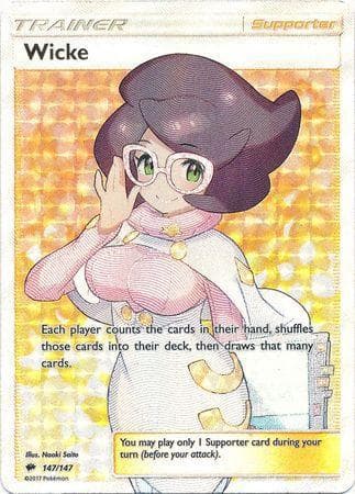 Carta Wicke (147/147) do set Sombras Ardentes — Pokémon TCG | Bynx