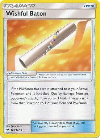 Carta Wishful Baton (128/147) do set Sombras Ardentes — Pokémon TCG | Bynx