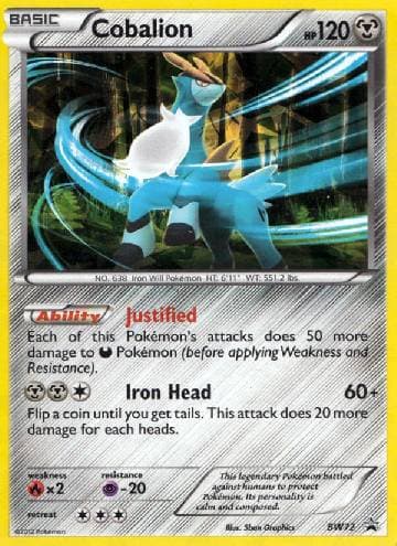 Cobalion (BW72/99) — Black & White Promos