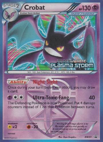 Carta Crobat (BW51/99) do set Black & White Promos — Pokémon TCG | Bynx