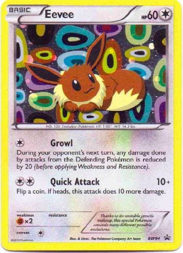 Eevee (BW94/99) — Black & White Promos