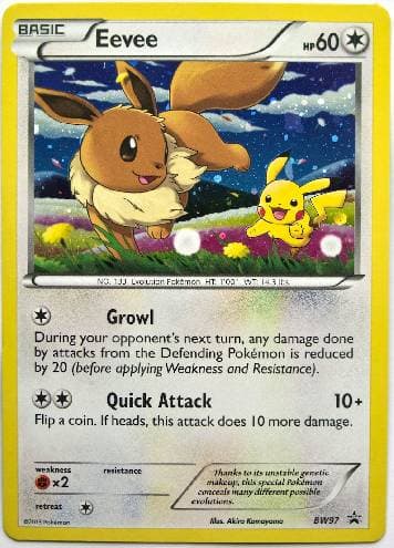 Eevee (BW97/99) — Black & White Promos