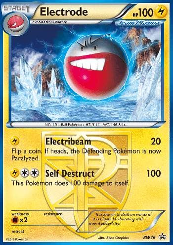 Carta Electrode (BW76/99) do set Black & White Promos — Pokémon TCG | Bynx