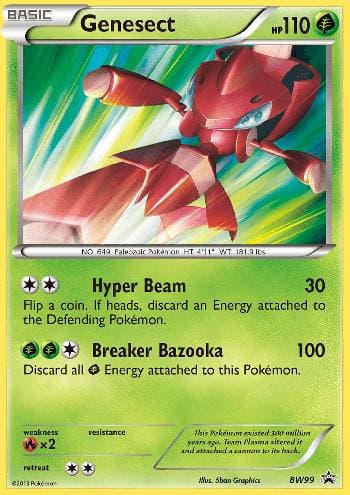Genesect (BW99/99) — Black & White Promos