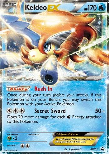 Keldeo-EX (BW61/99) — Black & White Promos