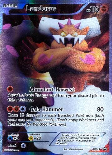 Carta Landorus (BW43/99) do set Black & White Promos — Pokémon TCG | Bynx