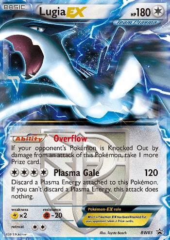 Carta Lugia-EX (BW83/99) do set Black & White Promos — Pokémon TCG | Bynx