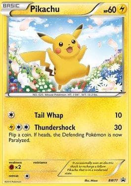 Pikachu (BW77/99) — Black & White Promos