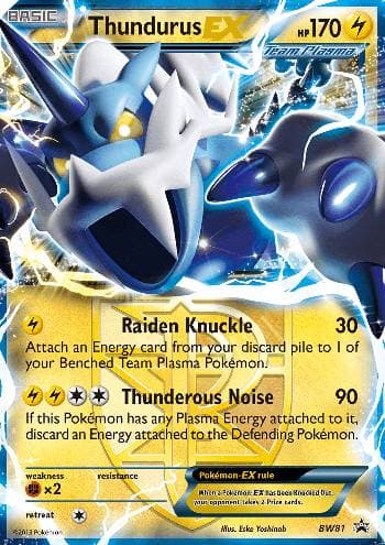 Thundurus-EX (BW81/99) — Black & White Promos