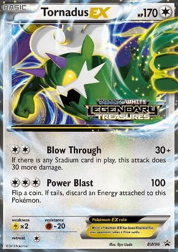 Tornadus-EX (BW96/99) — Black & White Promos