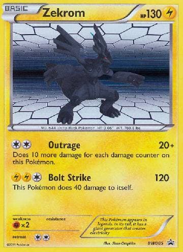 Zekrom (BW005/99) — Black & White Promos