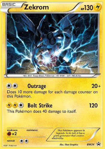 Zekrom (BW24/99) — Black & White Promos