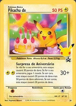 ______'s Pikachu (08/25) — Coleção Clássica de Celebrações
