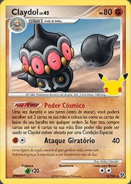 Carta Claydol (16/25) do set Coleção Clássica de Celebrações — Pokémon TCG | Bynx