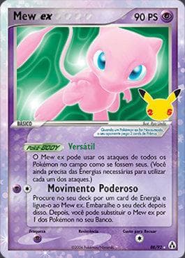 Carta Mew ex (13/25) do set Coleção Clássica de Celebrações — Pokémon TCG | Bynx