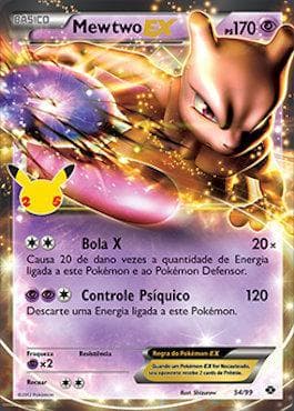 Mewtwo-EX (22/25) — Coleção Clássica de Celebrações