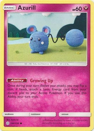 Carta Azurill (146/236) do set Eclipse Cósmico — Pokémon TCG | Bynx