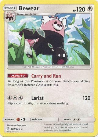 Carta Bewear (182/236) do set Eclipse Cósmico — Pokémon TCG | Bynx