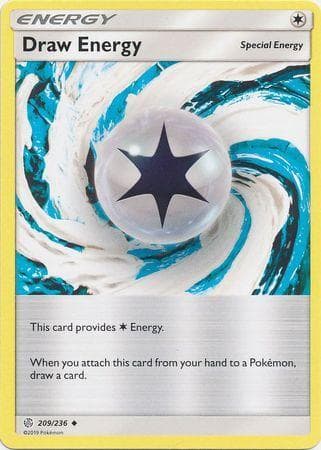 Carta Draw Energy (209/236) do set Eclipse Cósmico — Pokémon TCG | Bynx
