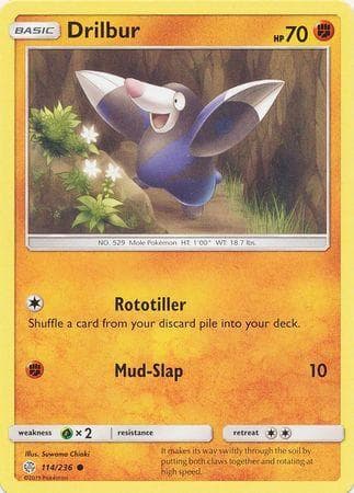 Carta Drilbur (114/236) do set Eclipse Cósmico — Pokémon TCG | Bynx