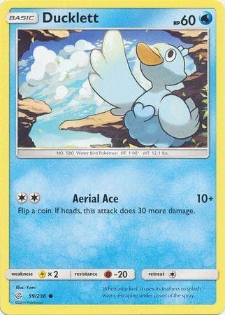 Carta Ducklett (59/236) do set Eclipse Cósmico — Pokémon TCG | Bynx
