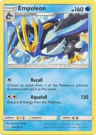 Carta Empoleon (56/236) do set Eclipse Cósmico — Pokémon TCG | Bynx