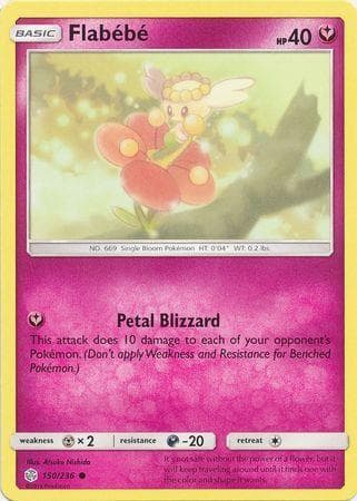 Carta Flabébé (150/236) do set Eclipse Cósmico — Pokémon TCG | Bynx