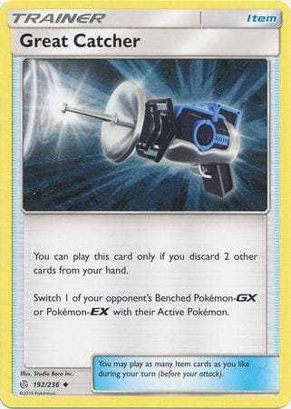Carta Great Catcher (192/236) do set Eclipse Cósmico — Pokémon TCG | Bynx