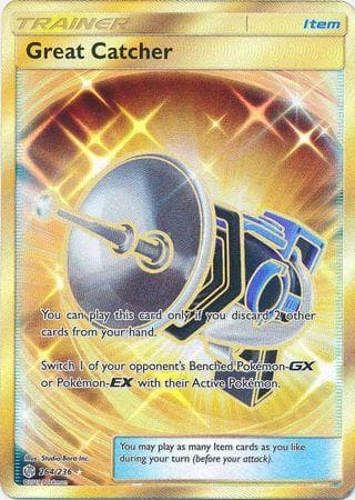 Carta Great Catcher (264/236) do set Eclipse Cósmico — Pokémon TCG | Bynx