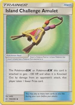 Carta Island Challenge Amulet (194/236) do set Eclipse Cósmico — Pokémon TCG | Bynx