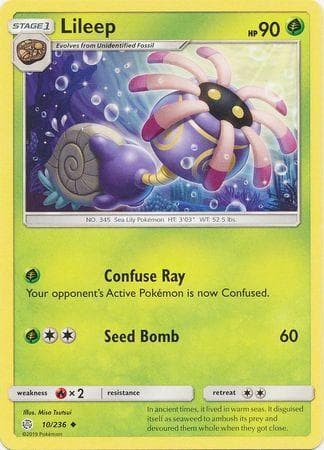 Carta Lileep (10/236) do set Eclipse Cósmico — Pokémon TCG | Bynx
