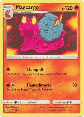 Carta Magcargo (27/236) do set Eclipse Cósmico — Pokémon TCG | Bynx