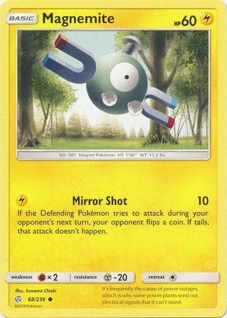 Carta Magnemite (68/236) do set Eclipse Cósmico — Pokémon TCG | Bynx