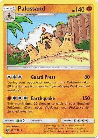 Carta Palossand (127/236) do set Eclipse Cósmico — Pokémon TCG | Bynx