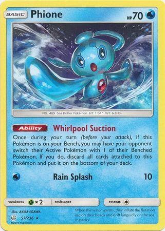 Carta Phione (57/236) do set Eclipse Cósmico — Pokémon TCG | Bynx