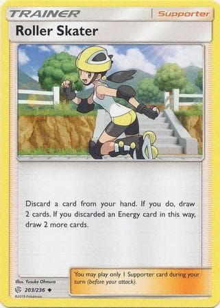 Carta Roller Skater (203/236) do set Eclipse Cósmico — Pokémon TCG | Bynx