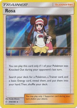 Carta Rosa (204/236) do set Eclipse Cósmico — Pokémon TCG | Bynx